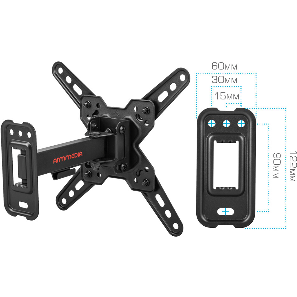 Кронштейн ARM MEDIA MARS-7 Black - 90717 - фото 6