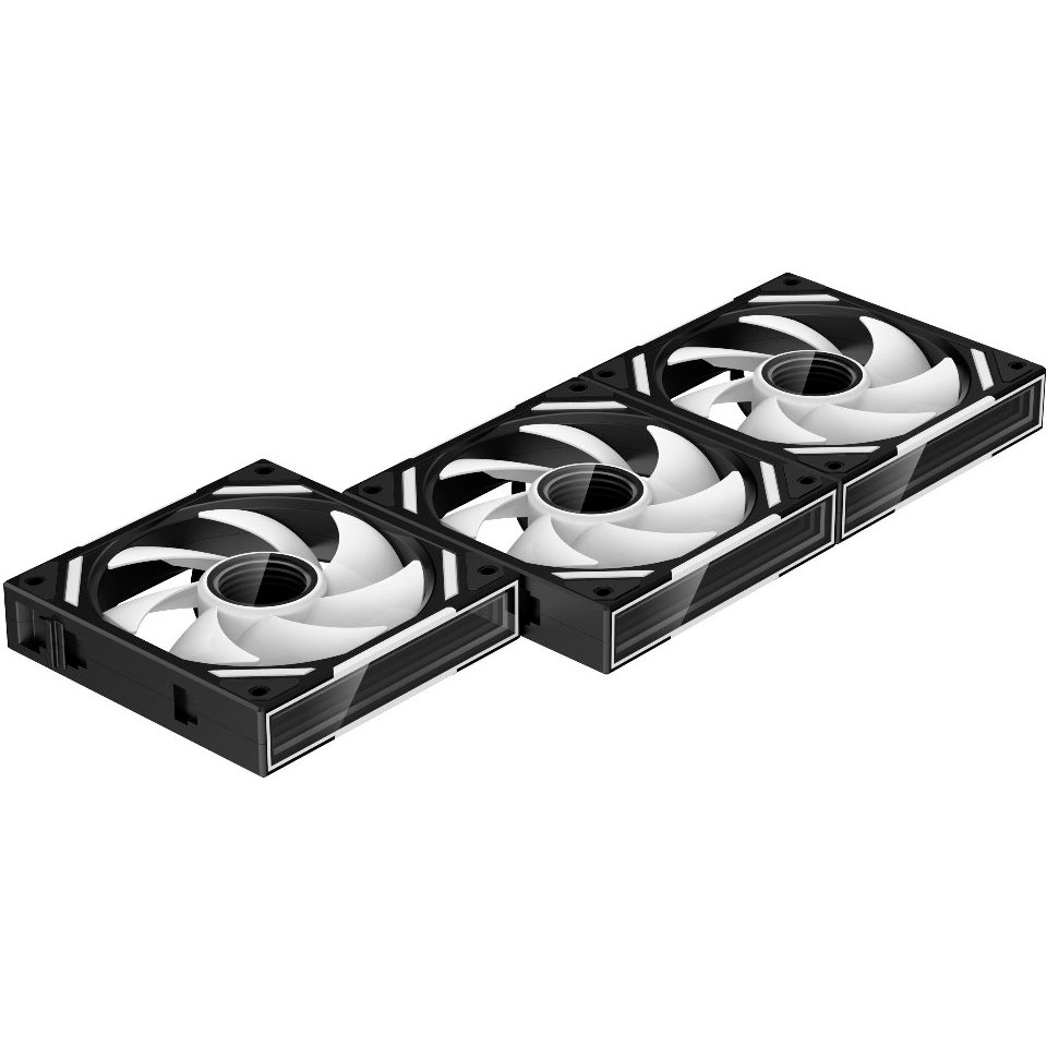 Вентилятор для корпуса XASTRA FS120B ARGB Black (3 шт.) - FS120-3BA-SXX-GL - фото 4