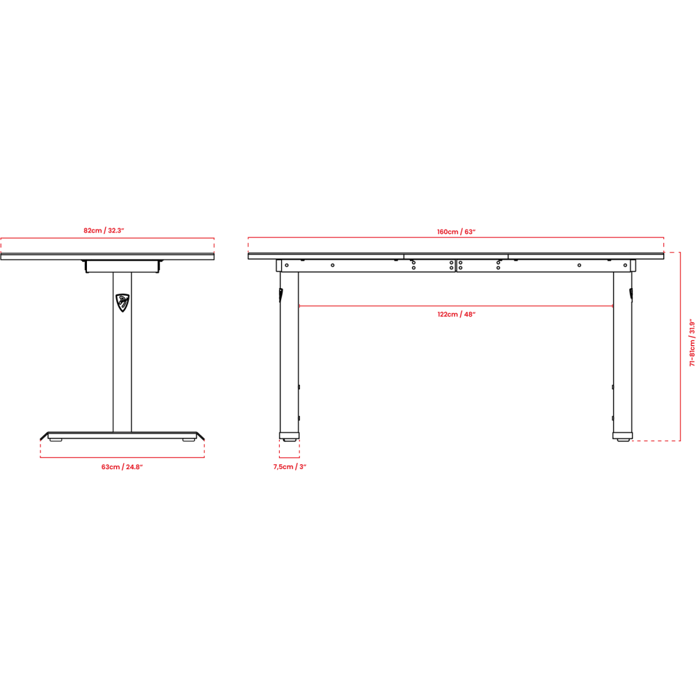 Компьютерный стол Arozzi Arena Gaming Desk Na Green - ARENA-NA-GREEN - фото 3