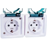 Электрическая розетка IEK Гермес Plus ERMP22-K03-16-54-EC
