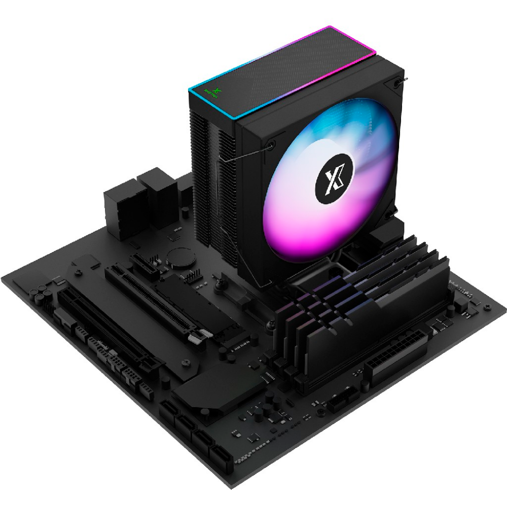 Кулер XASTRA AR400 FRGB BK - AR400-BKSFPX-GL - фото 9