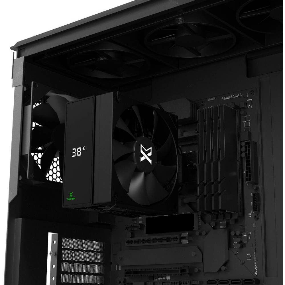 Кулер XASTRA AR400 DIGITAL BK - AR400-BKDFPX-GL - фото 8