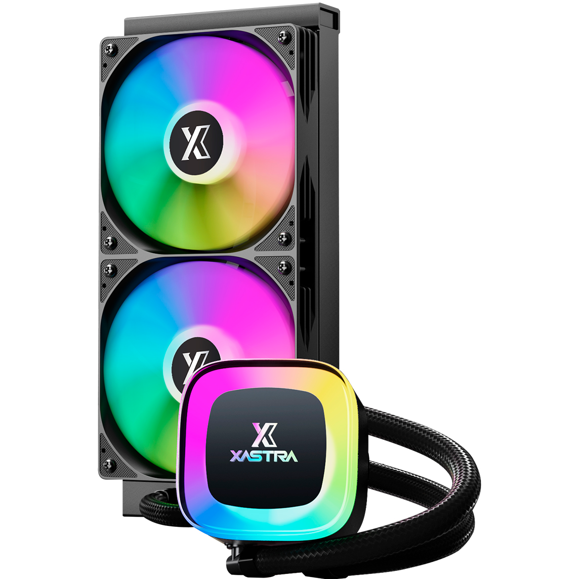 Система жидкостного охлаждения XASTRA LP240 ARGB BK - LP240-BKAFXX-GL - фото 2