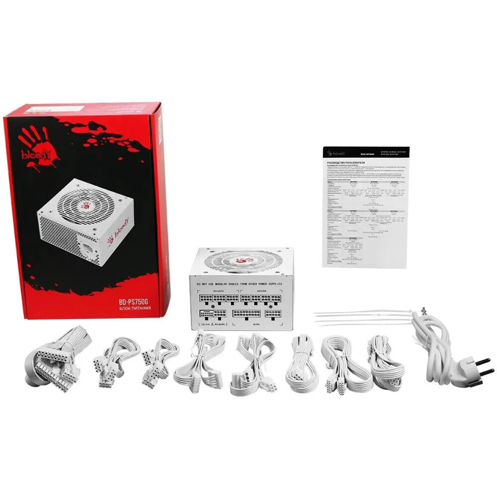 Блок питания 750W Bloody BD-PS750G-MW - фото 14
