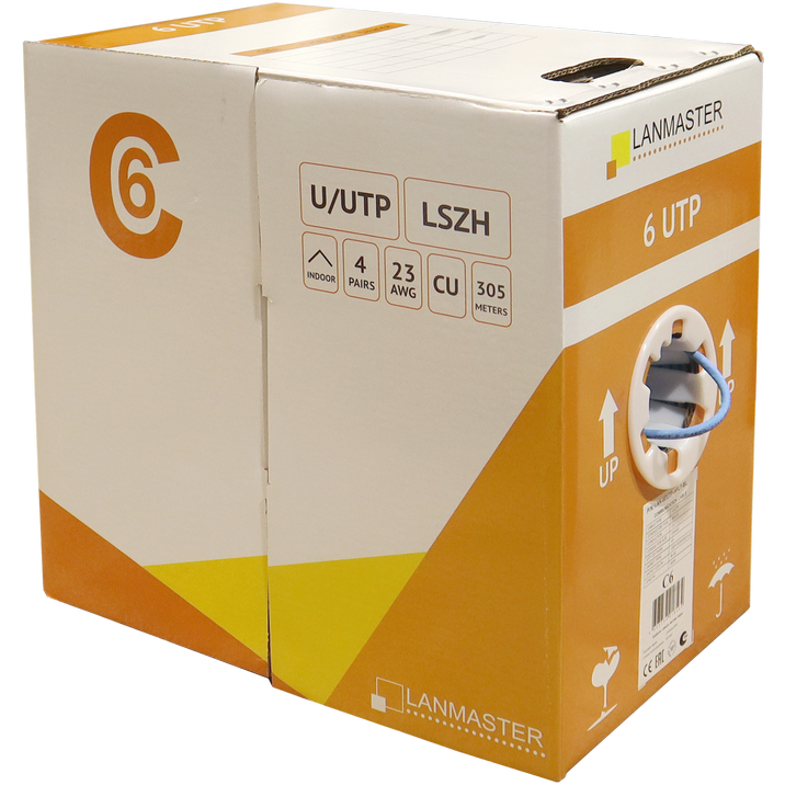 Бухта Lanmaster LAN-6EUTP-HFLT-BL, 305м - фото 2