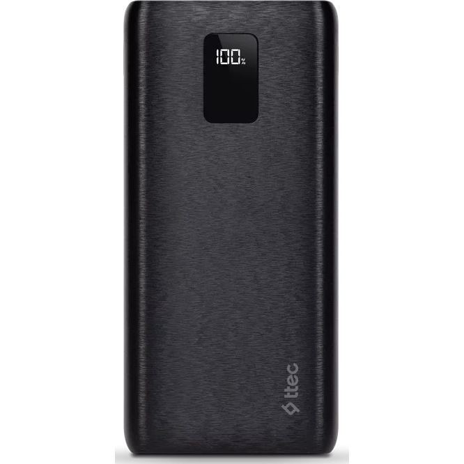 Внешний аккумулятор ttec PowerSlim Trio LCD 10.000 Black - 2BB202S - фото 3