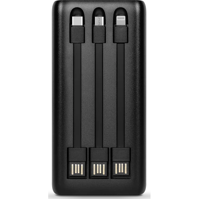 Внешний аккумулятор ttec PowerSlim Trio LCD 10.000 Black - 2BB202S - фото 4