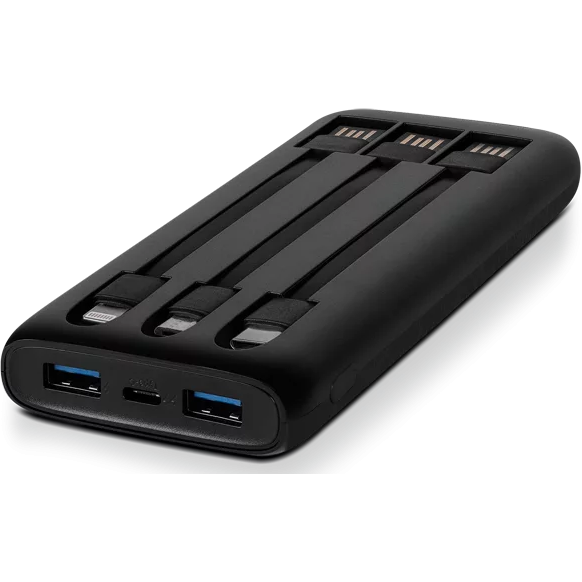 Внешний аккумулятор ttec PowerSlim Trio LCD 10.000 Black - 2BB202S - фото 5