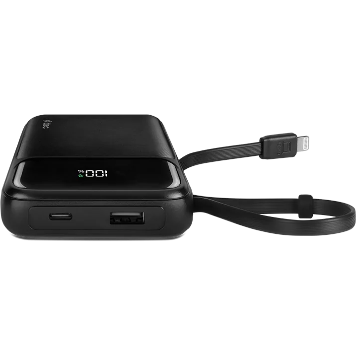 Внешний аккумулятор ttec ReCharger Pro LCD 10000mAh PD 22.5W Black - 2BB215S - фото 4