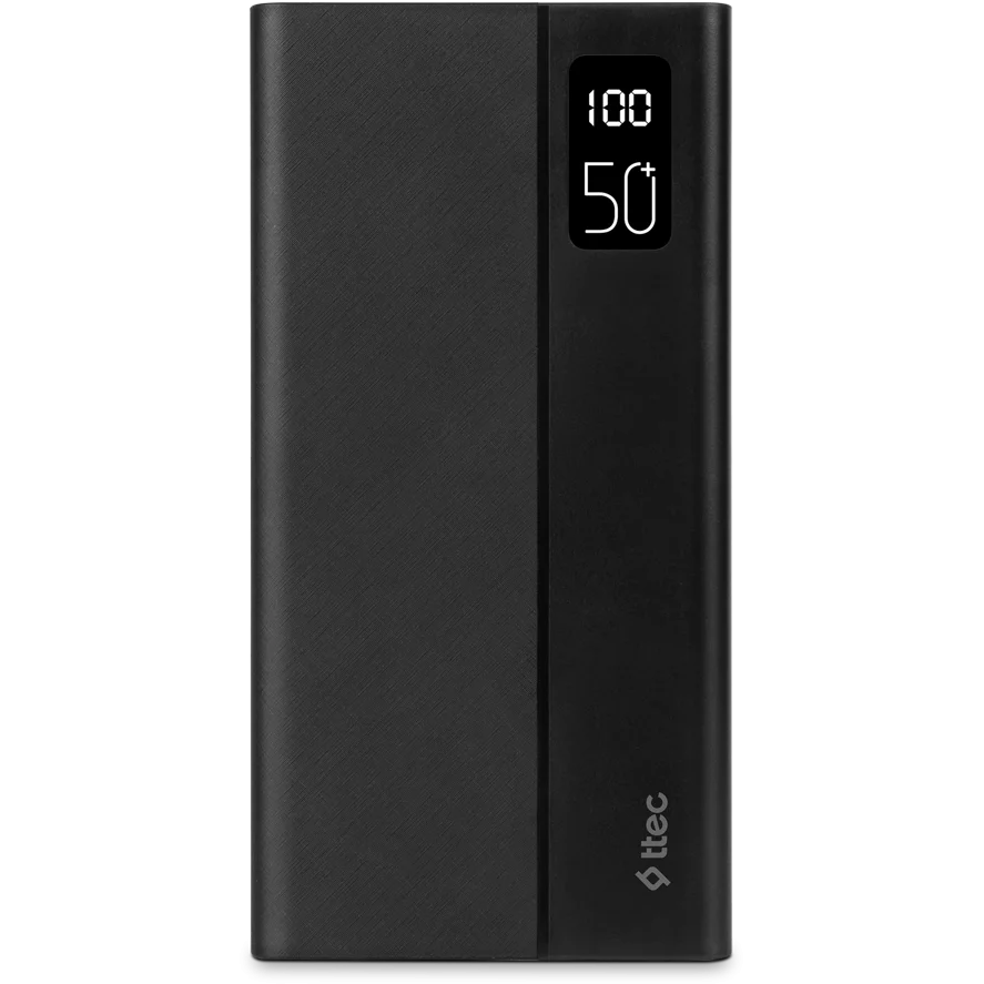 Внешний аккумулятор ttec ReCharger Mega LCD 50.000 Black - 2BB197 - фото 3