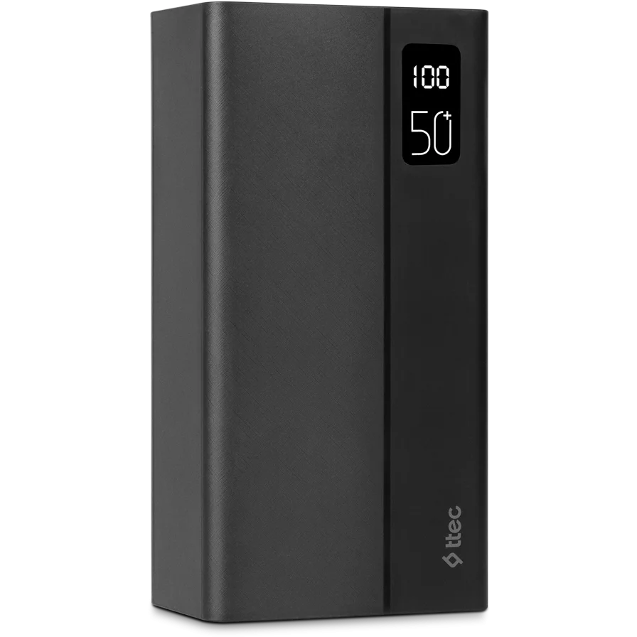 Внешний аккумулятор ttec ReCharger Mega LCD 50.000 Black - 2BB197 - фото 4