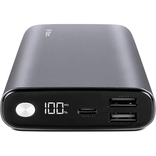 Внешний аккумулятор ttec ReCharger Pro LCD 15000mAh 65W Space Gray - 2BB216UG - фото 2