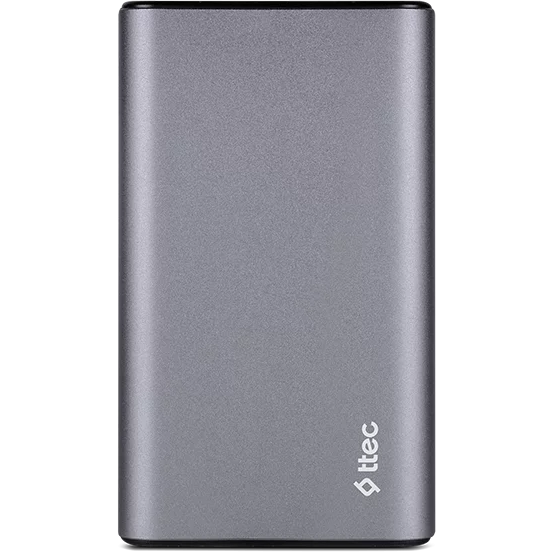 Внешний аккумулятор ttec ReCharger Pro LCD 15000mAh 65W Space Gray - 2BB216UG - фото 3