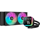 Система жидкостного охлаждения DeepCool LQ240 Black (R-LQ240-BKLSMW-G-1)