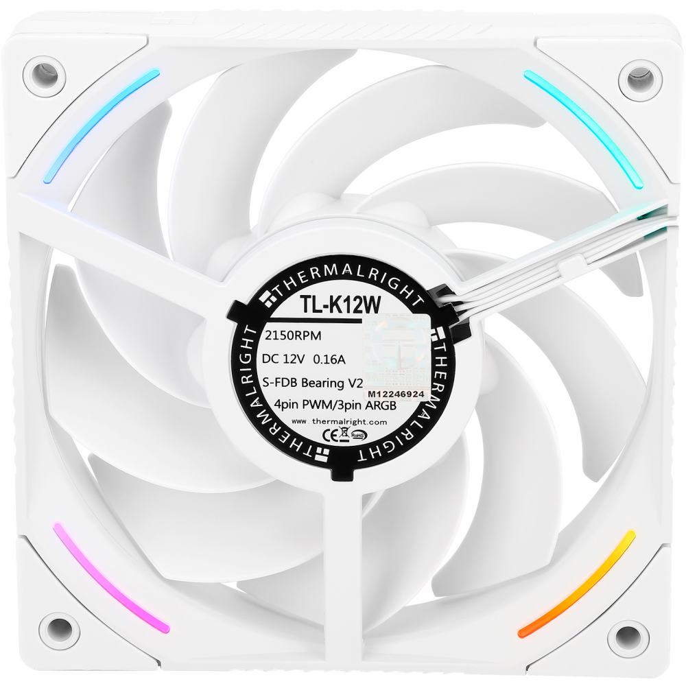 Вентилятор для корпуса Thermalright TL-K12W ARGB - фото 2