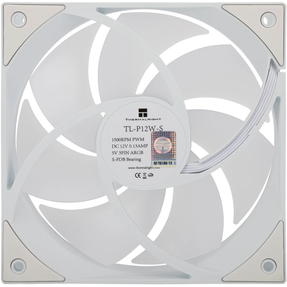 Вентилятор для корпуса Thermalright TL-P12W-S - фото 2
