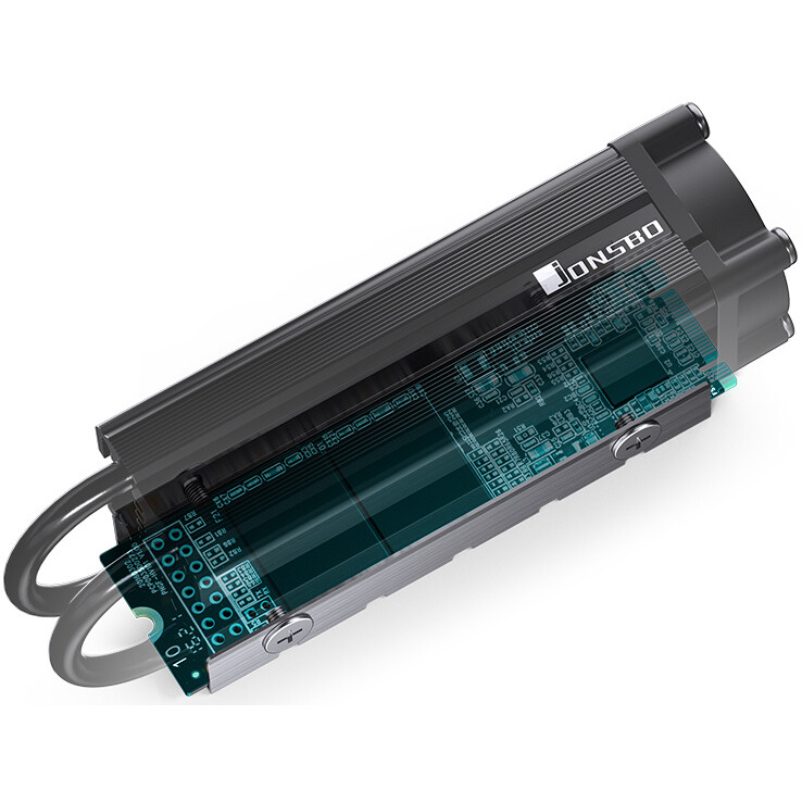 Радиатор для SSD M.2 Jonsbo M.2-7 Black - фото 3