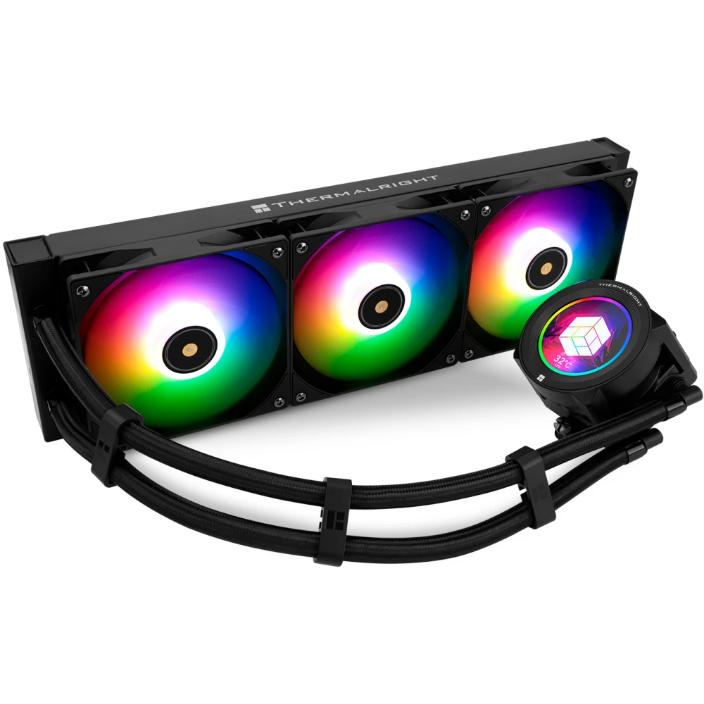 Система жидкостного охлаждения Thermalright Core Vision 360 Black ARGB - C-VISION-360-BL-ARGB - фото 2