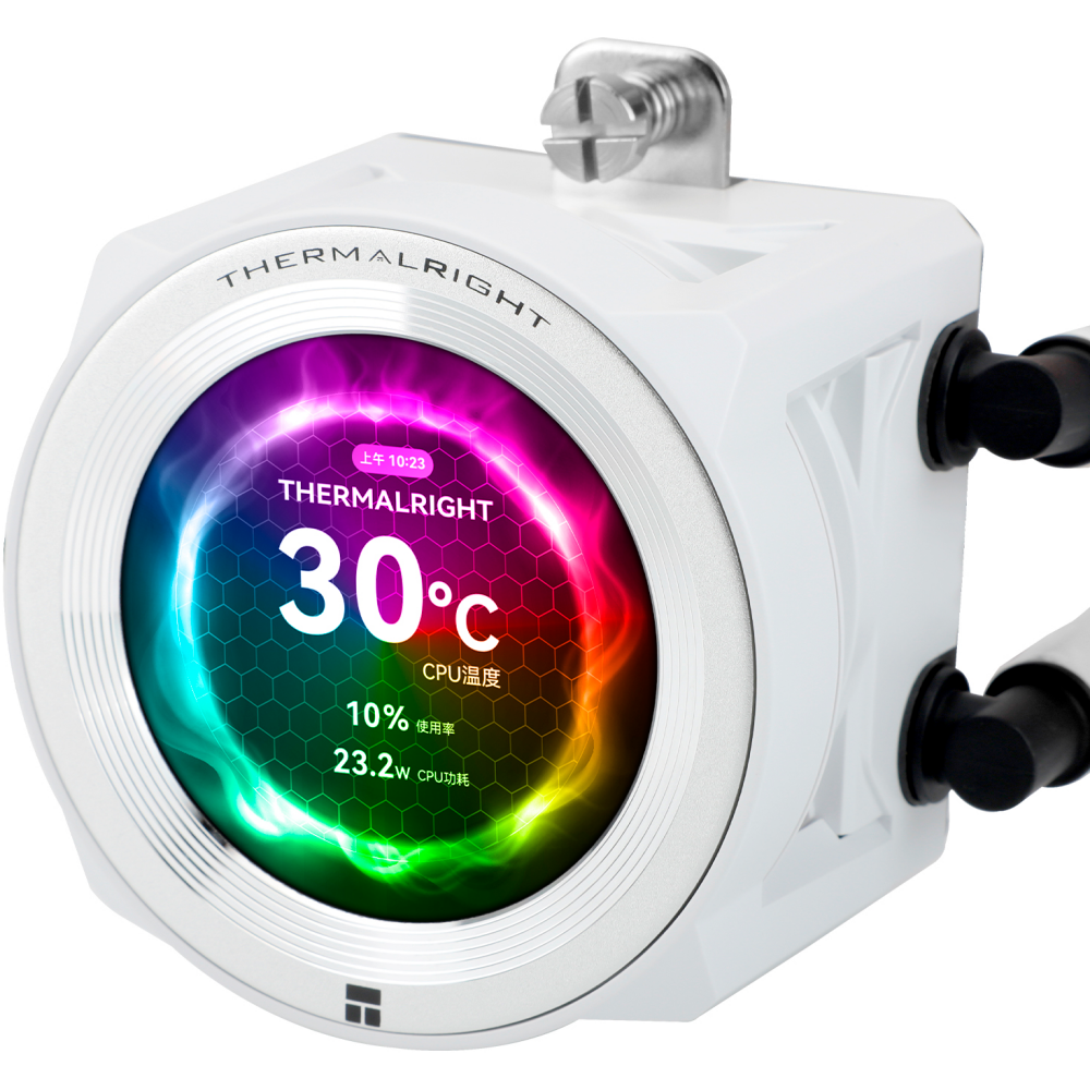 Система жидкостного охлаждения Thermalright Core Vision 360 White ARGB - C-VISION-360-WH-ARGB - фото 6