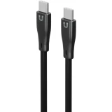 Кабель USB Type-C - USB Type-C, 1.2м, Uzay UZ-12CC-C1809-9-BK