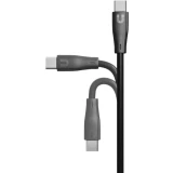 Кабель USB Type-C - USB Type-C, 1.2м, Uzay UZ-12CC-C1809-9-BK