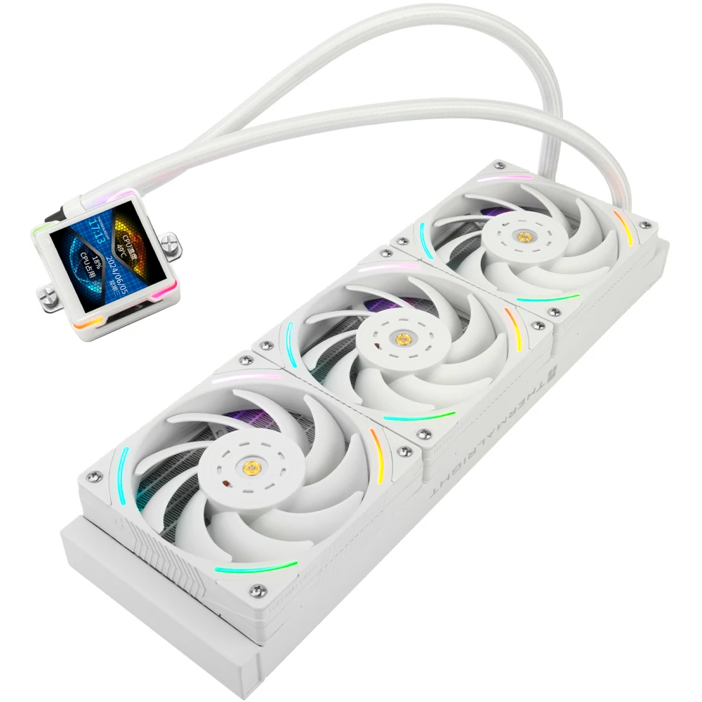 Система жидкостного охлаждения Thermalright Elite Vision 360 ARGB White - E-VISION-360-WH-ARGB - фото 4
