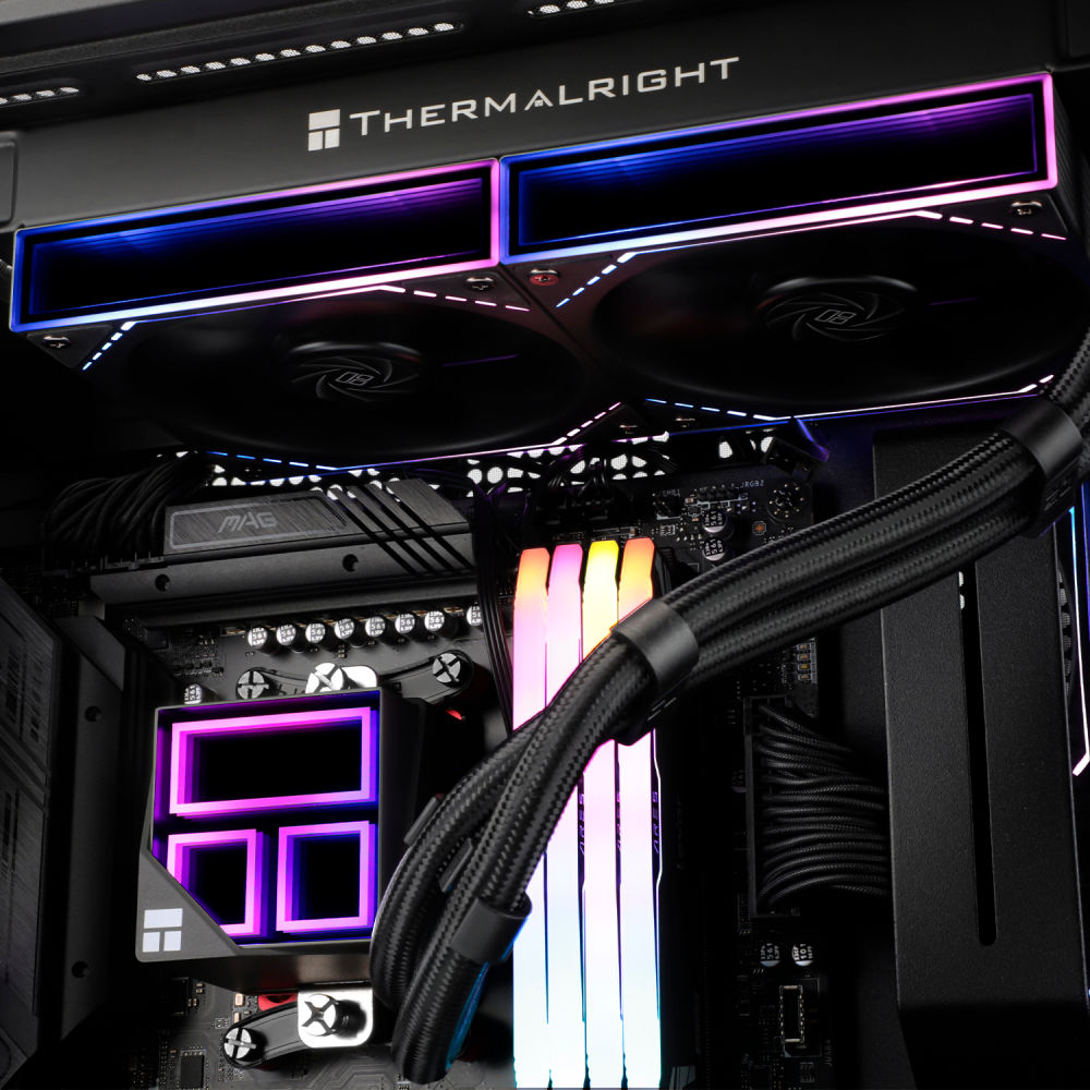 Система жидкостного охлаждения Thermalright Frozen Infinity 240 Black - F-INFINITY-240-BL - фото 9