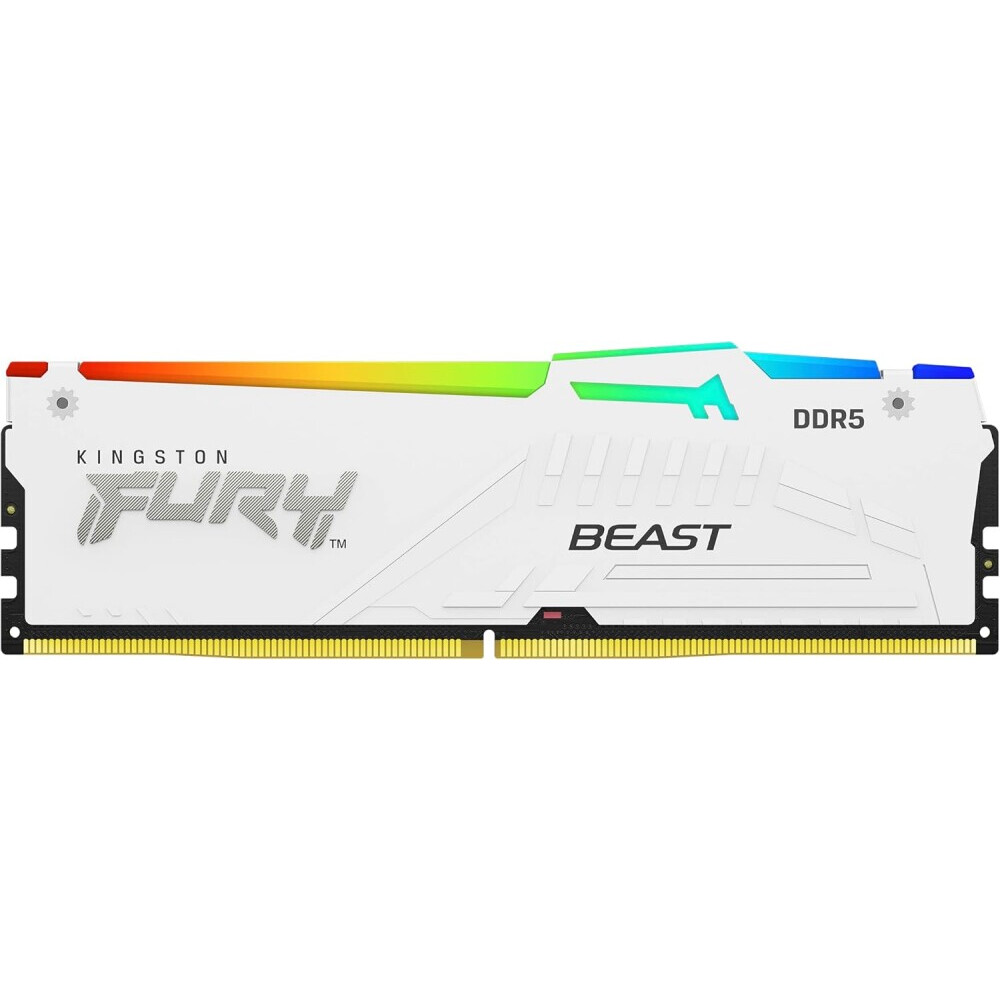 Оперативная память 32Gb DDR5 6000MHz Kingston Fury Beast White (KF560C30BWAK2-32) (2x16Gb KIT)