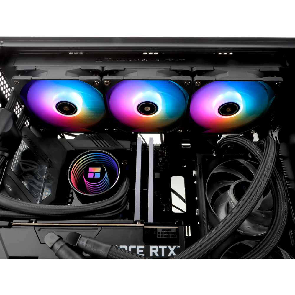 Система жидкостного охлаждения Thermalright Frozen Notte 360 Black ARGB V2 - F-NOTTE-360-BL-ARGB-V2 - фото 8