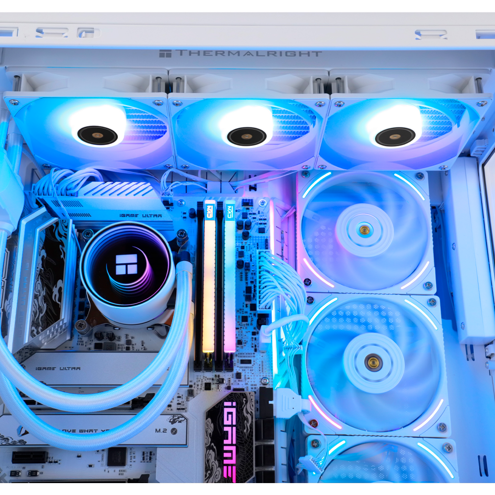 Система жидкостного охлаждения Thermalright Frozen Notte 360 White ARGB V2 - F-NOTTE-360-WH-ARGB-V2 - фото 9