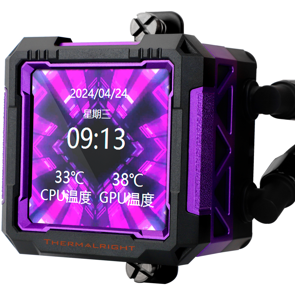 Система жидкостного охлаждения Thermalright Frozen Warframe PRO 360 Black ARGB - F-WFRAME-PRO-360-BL-ARGB - фото 6