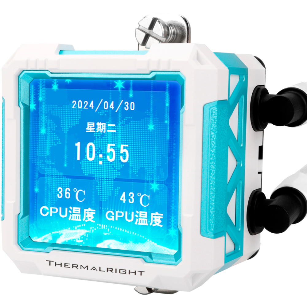 Система жидкостного охлаждения Thermalright Frozen Warframe PRO 360 White ARGB - F-WFRAME-PRO-360-WH-ARGB - фото 6