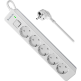 Сетевой фильтр Defender DFS-133 White (99431)
