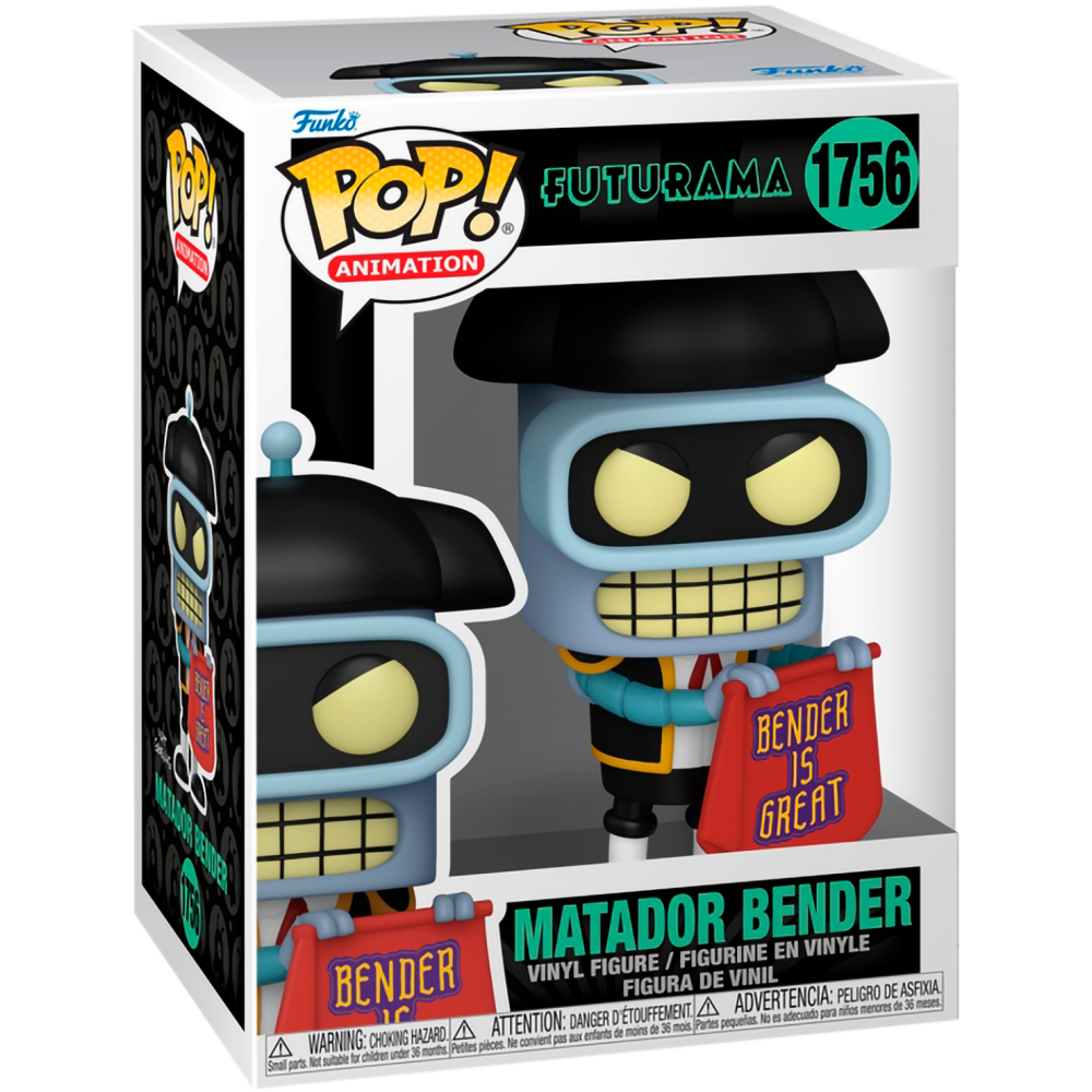 Фигурка Funko POP! Animation Futurama S4 Matador Bender - 80080 - фото 2