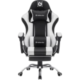 Игровое кресло Defender Tios Black/White (64055)