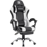Игровое кресло Defender Tios Black/White (64055)