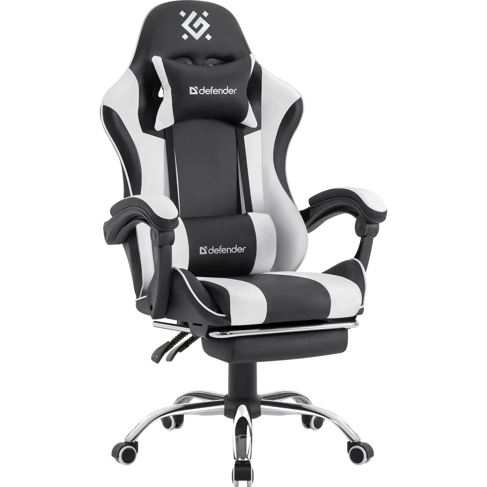 Игровое кресло Defender Tios Black/White - 64055 - фото 2