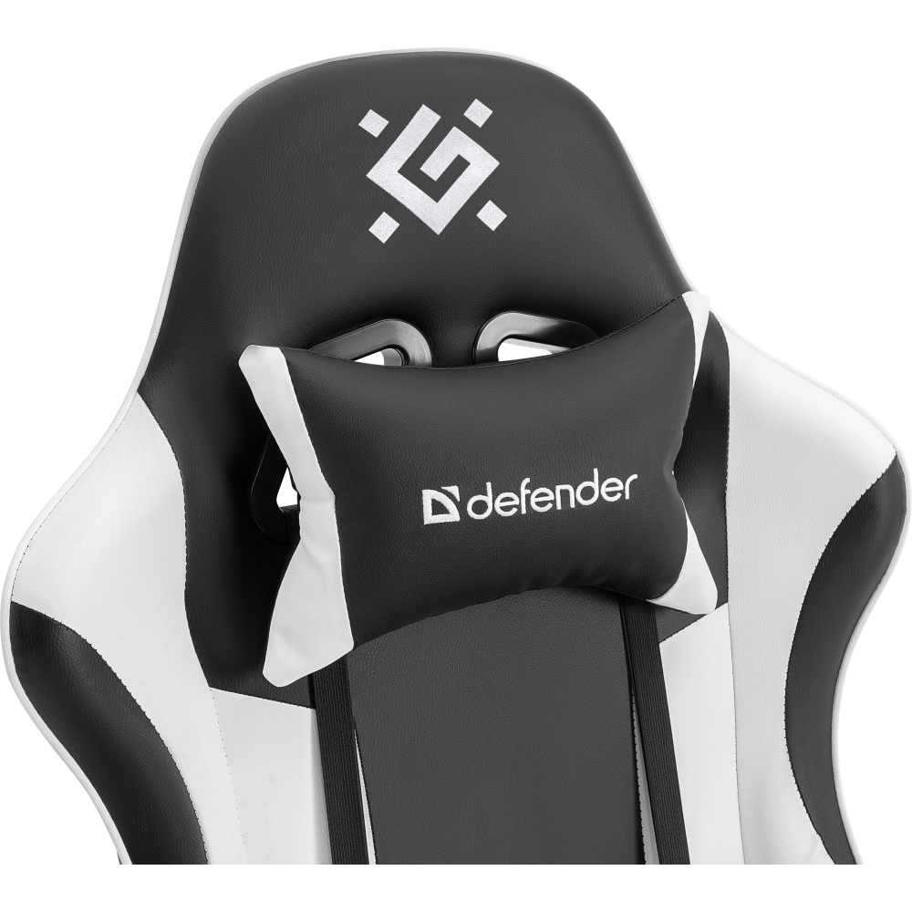Игровое кресло Defender Tios Black/White - 64055 - фото 9