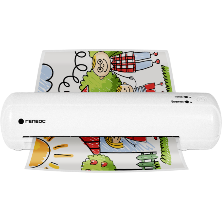Ламинатор Гелеос ЛМ A4 Мини Белый - ЛМА4МБ - фото 5