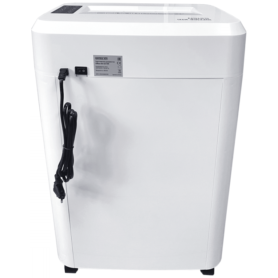 Уничтожитель бумаги (шредер) Office Kit S215N 3.9x38 - OK0444S215N - фото 4