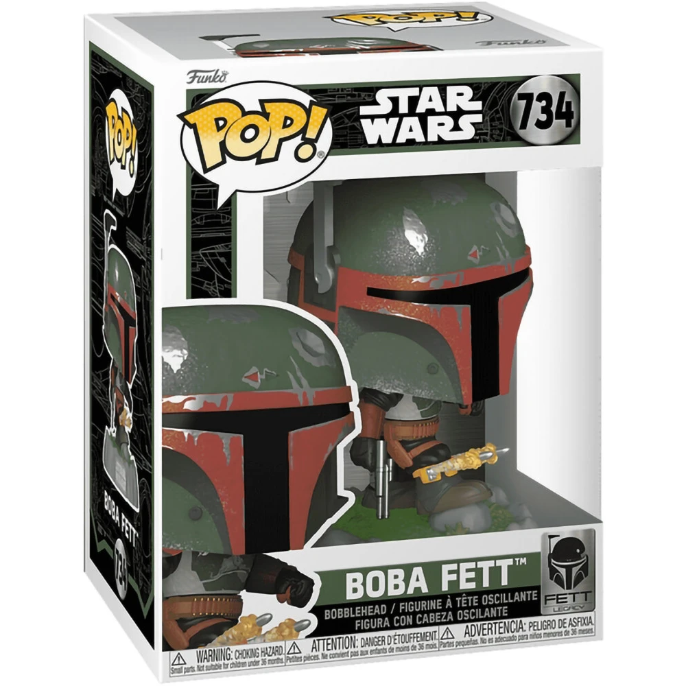 Фигурка Funko POP! Bobble Star Wars Fett Legacy Boba Fett with Rockets - 82722 - фото 2