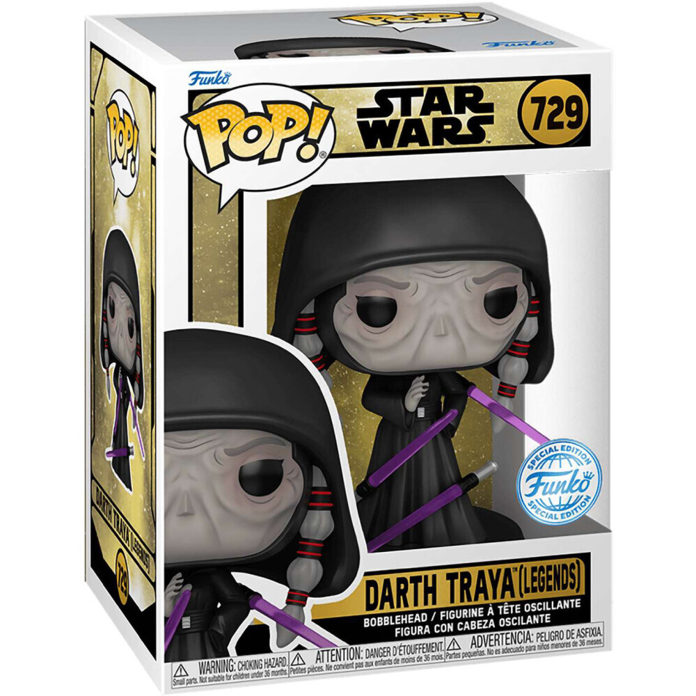 Фигурка Funko POP! Bobble Star Wars Gaming Greats Darth Traya (Legends) (Exc) (729) - 81944 - фото 2