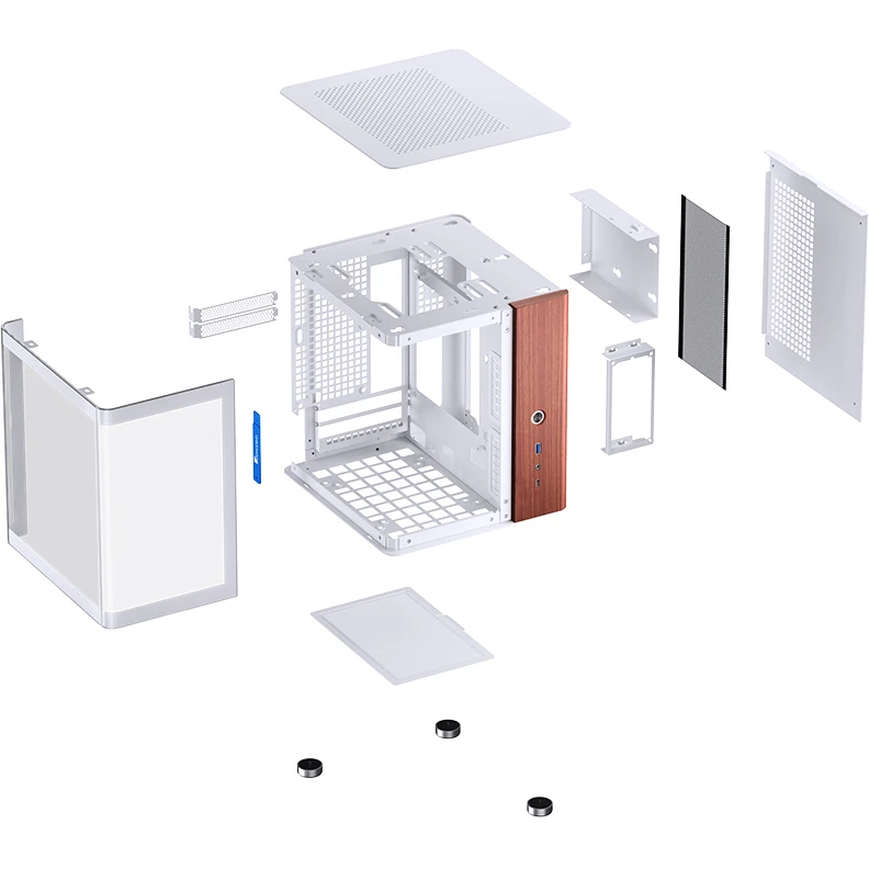 Корпус Jonsbo TK-0 White - фото 14