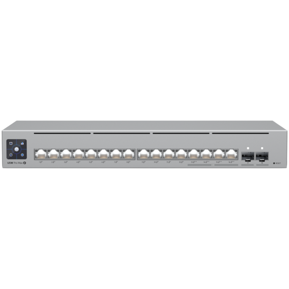 Коммутатор (свитч) Ubiquiti Pro Max 16 PoE