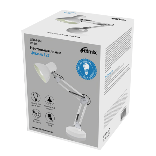 Светильник Ritmix LED-745E White - фото 3
