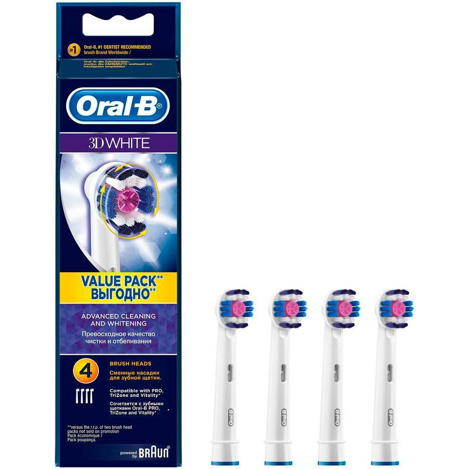 Насадка для зубной щётки Oral-B EB18-4, 4 шт.