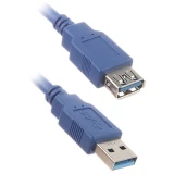 Кабель удлинительный USB A (M) - USB A (F), 1.8м, AOpen ACU302-1.8M