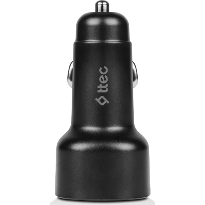Автомобильное зарядное устройство ttec SmartCharger Duo PD 48W Black (2CKP02LS) - фото 3