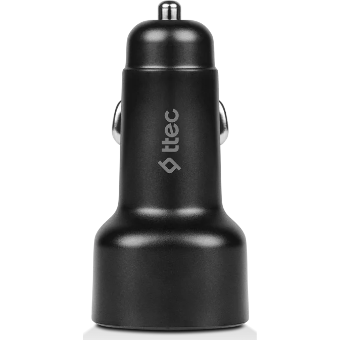Автомобильное зарядное устройство ttec SmartCharger Duo PD 48W Black (2CKP02CS) - фото 2