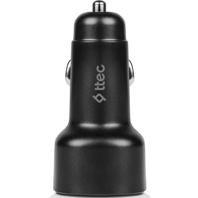 Автомобильное зарядное устройство ttec SmartCharger Duo PD 60W Black (2CKP03S) - фото 2